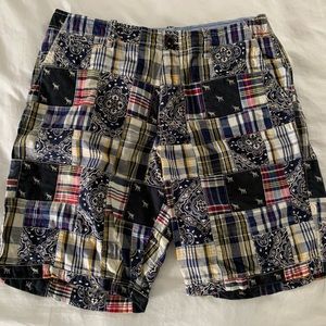 JCrew Vintage Patchwork Plaid Shorts